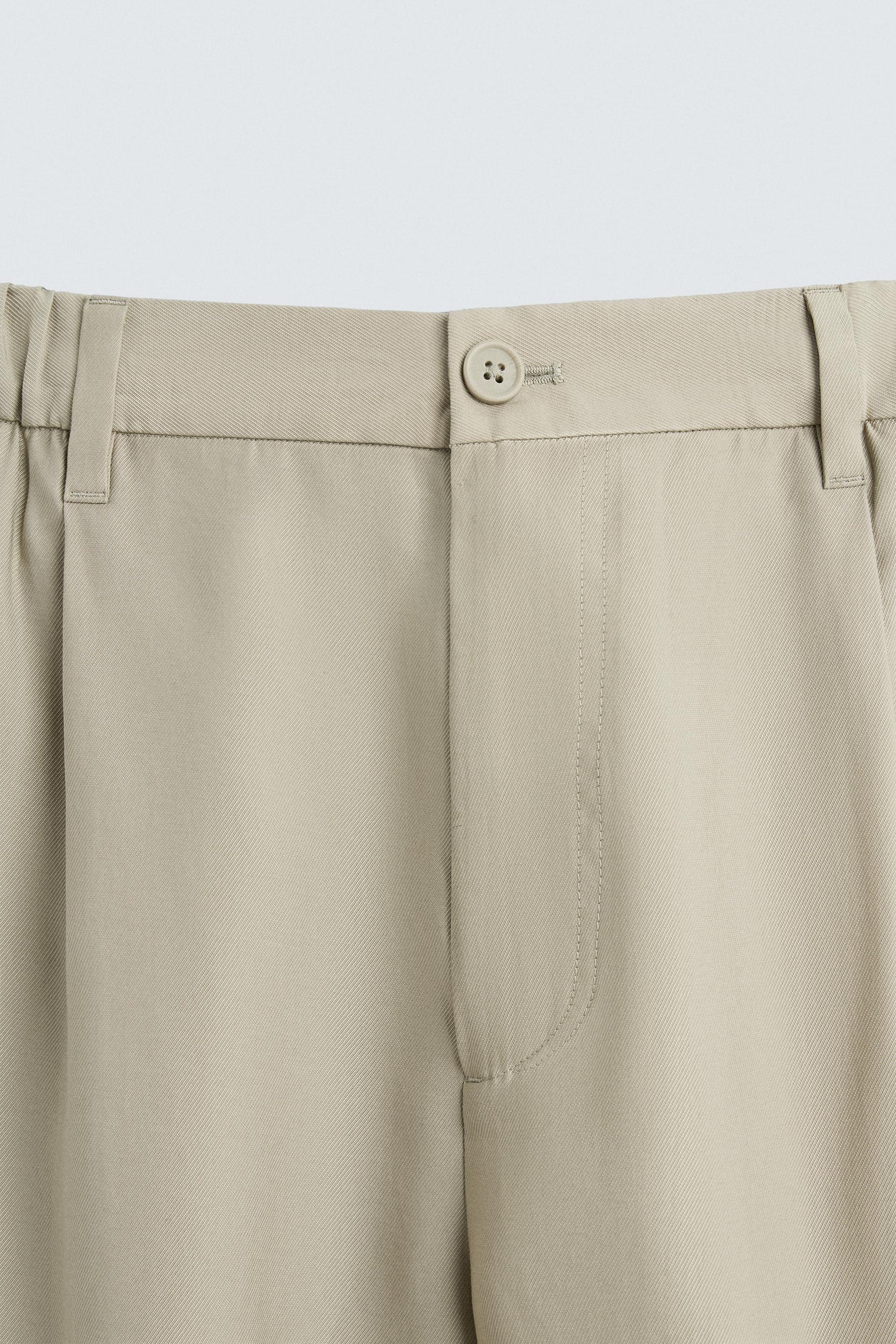 LYOCELL BLEND TROUSERS - Image 9