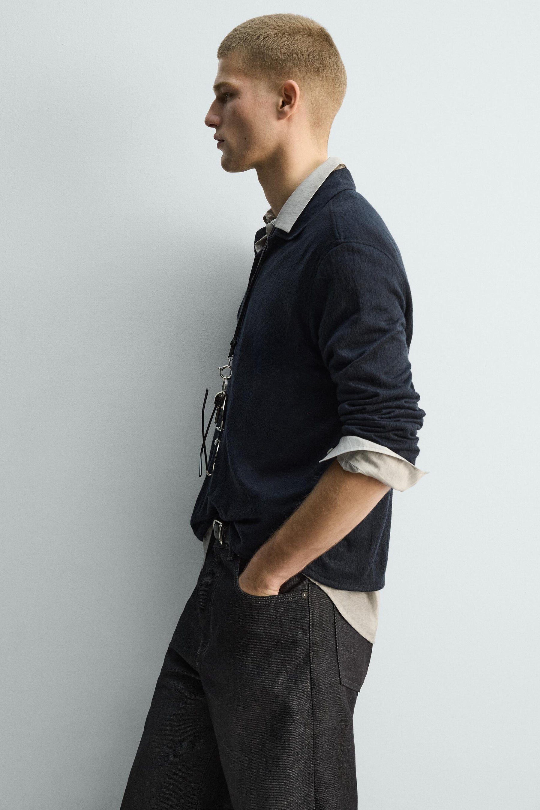 TEXTURED POLO SHIRT - Image 6