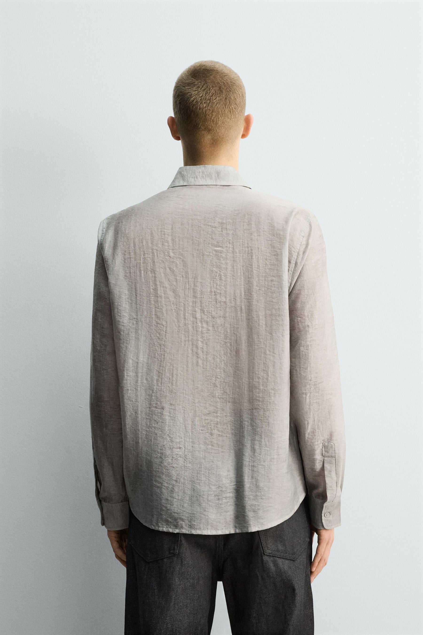 FLOWING JACQUARD SHIRT - Image 3