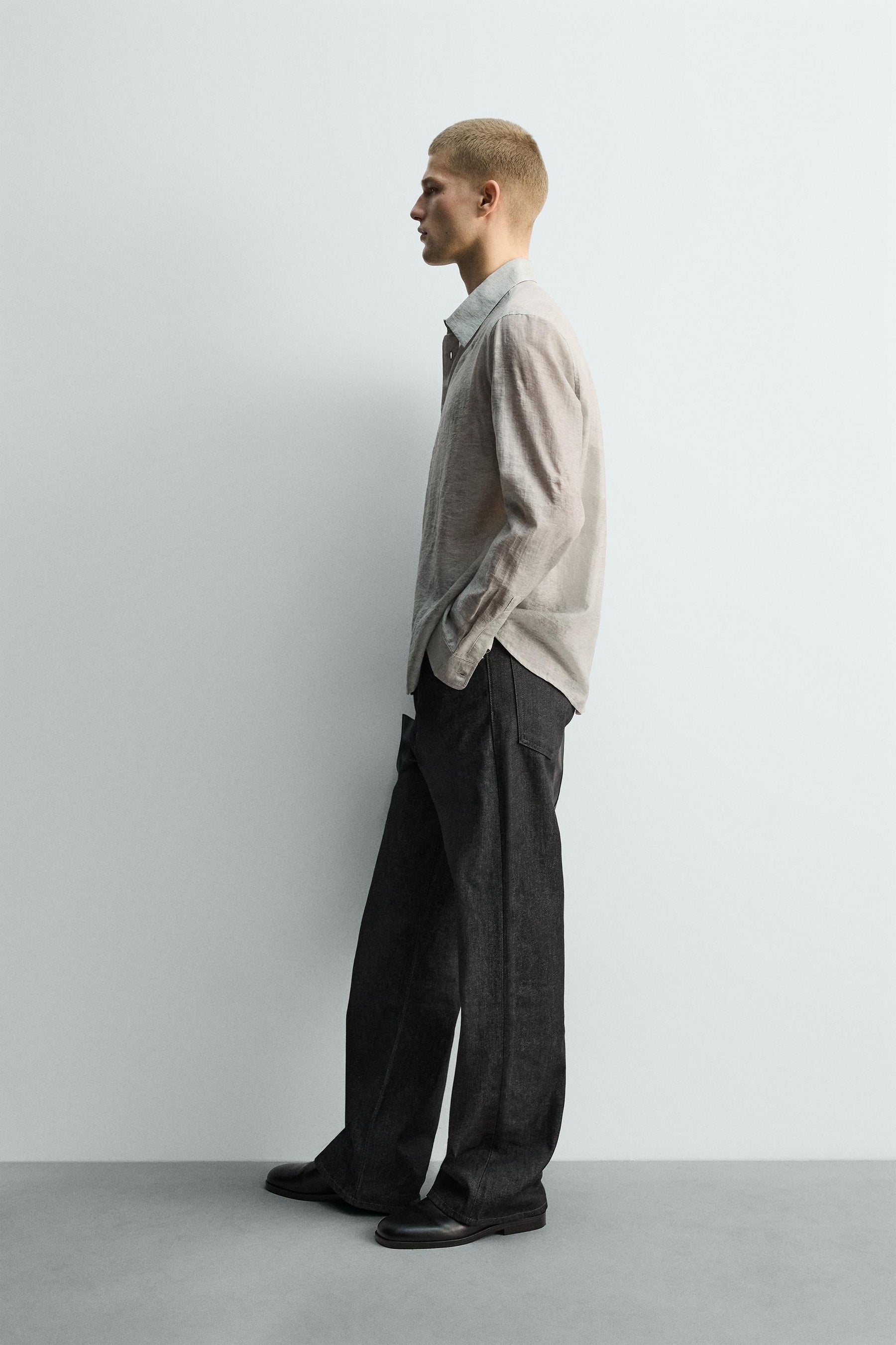 FLOWING JACQUARD SHIRT - Image 4