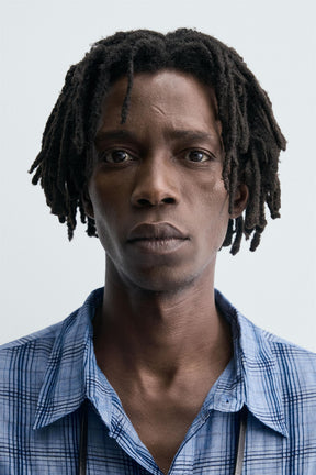 CHECK FLOWING SHIRT - Image 7