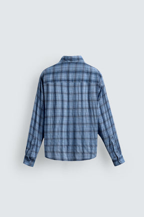 CHECK FLOWING SHIRT - Image 8