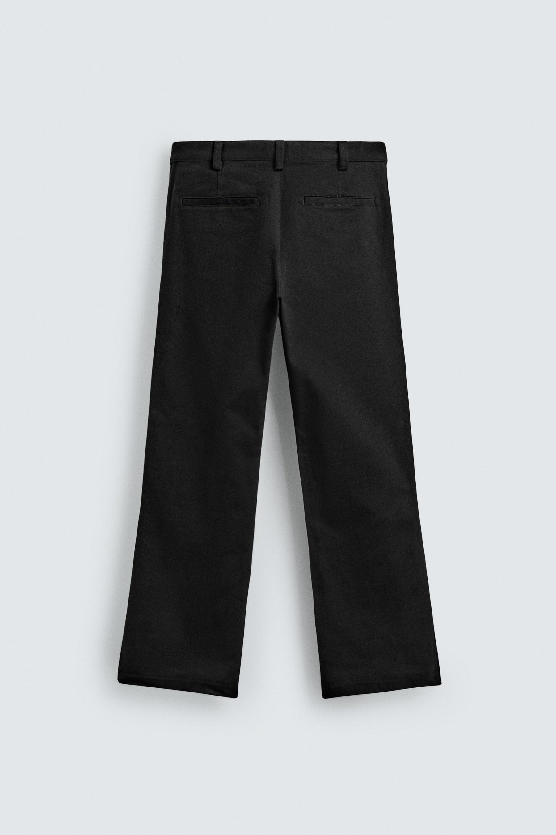 FLARE FIT TWILL TROUSERS - Image 7