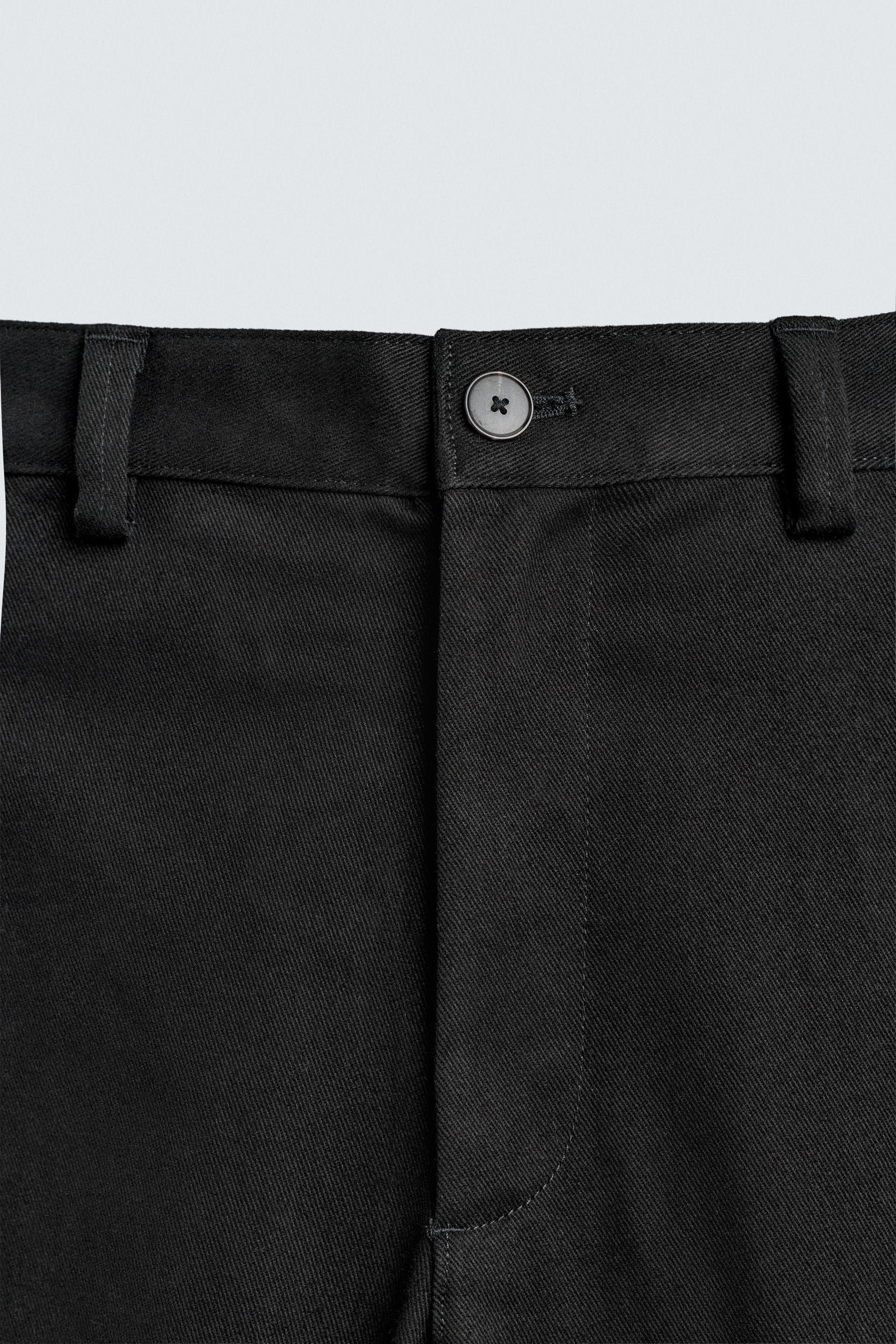 FLARE FIT TWILL TROUSERS - Image 8