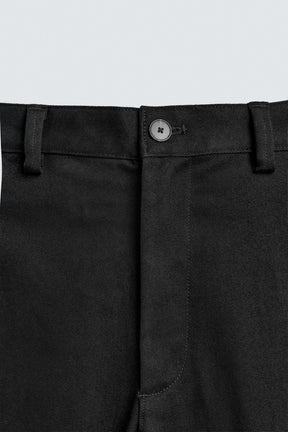 FLARE FIT TWILL TROUSERS - Image 8
