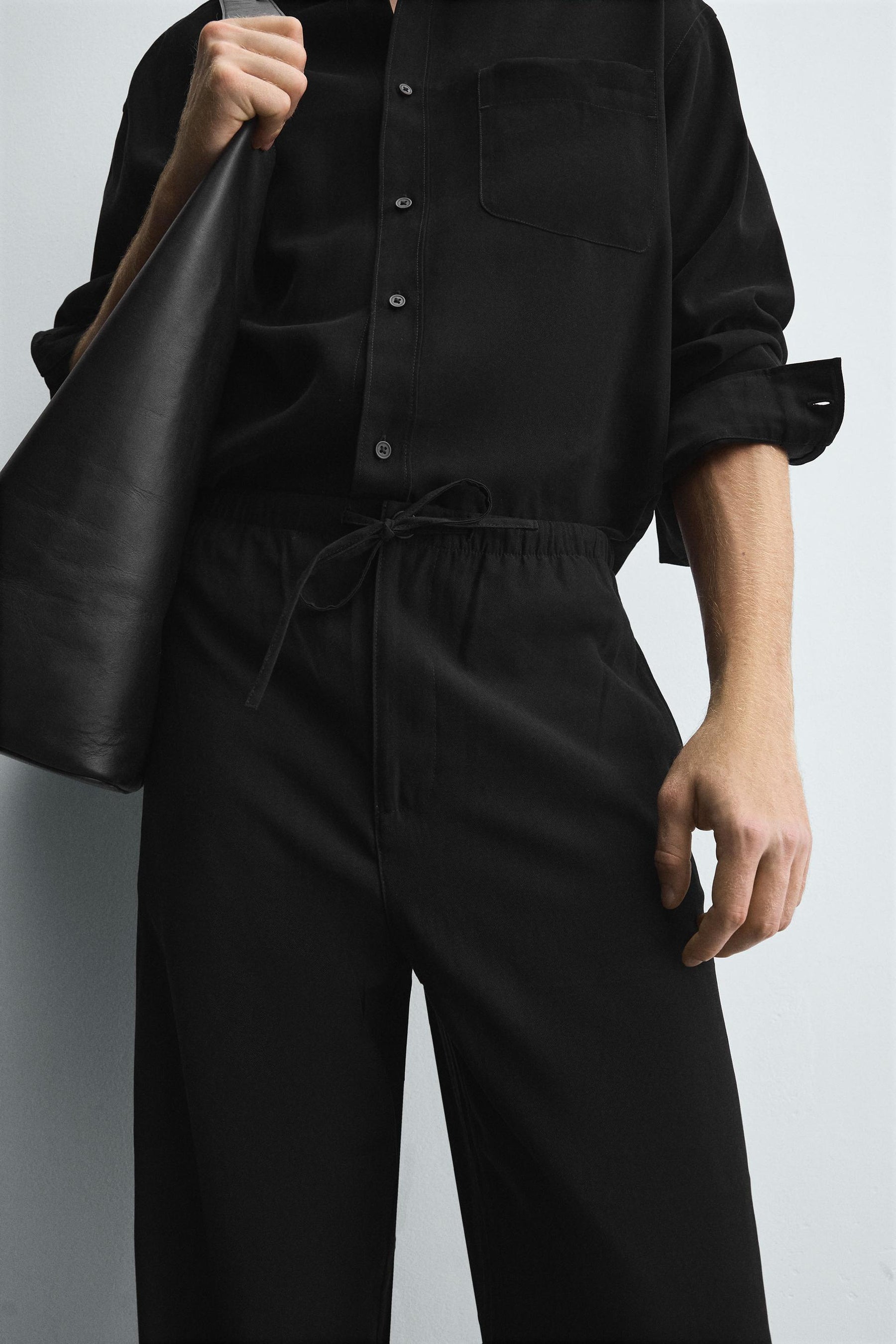 RELAXED FIT FLOWING TROUSERS - Image 5