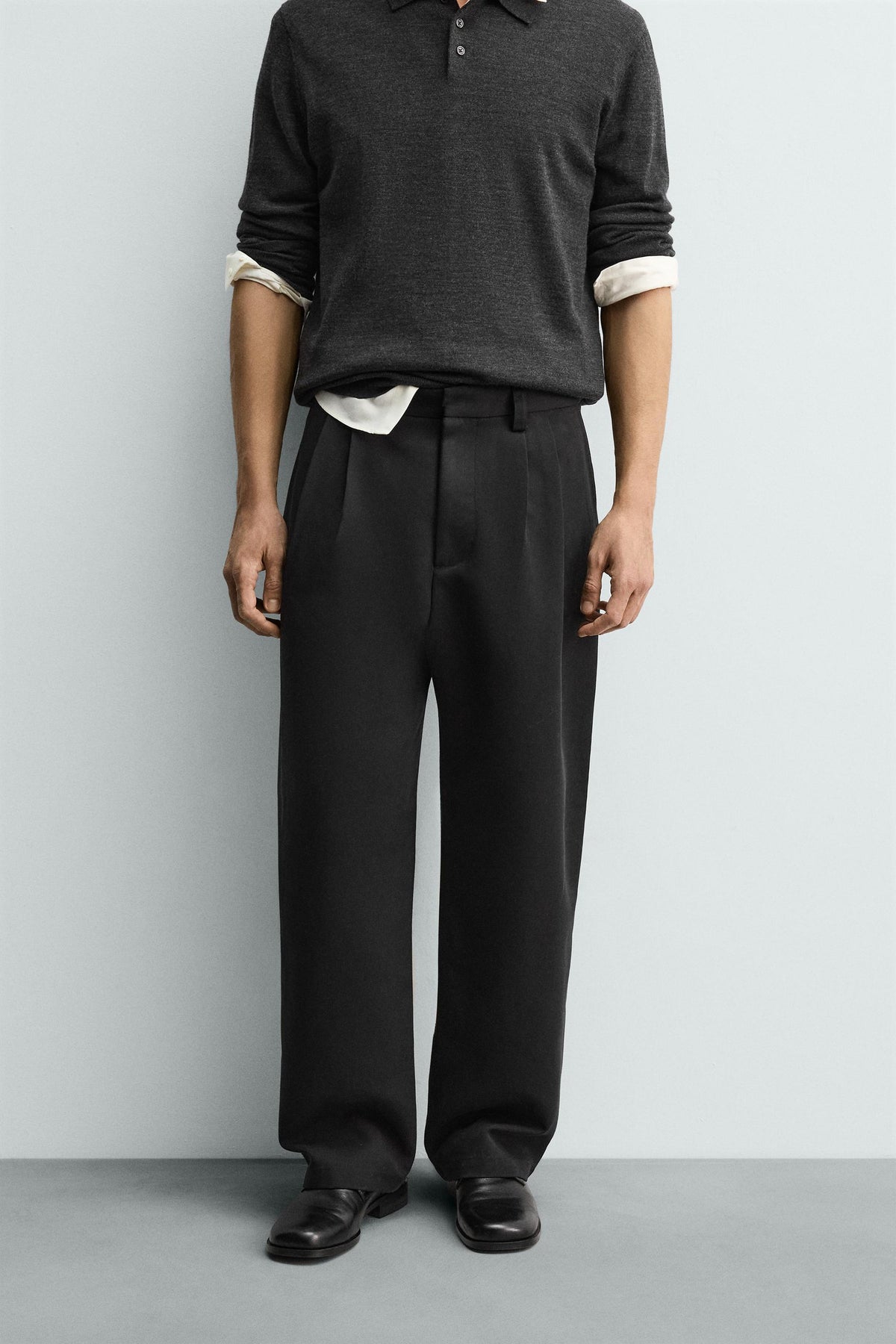 Balloon Pleated Trousers