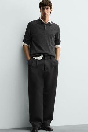 Balloon Pleated Trousers