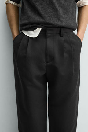 Balloon Pleated Trousers