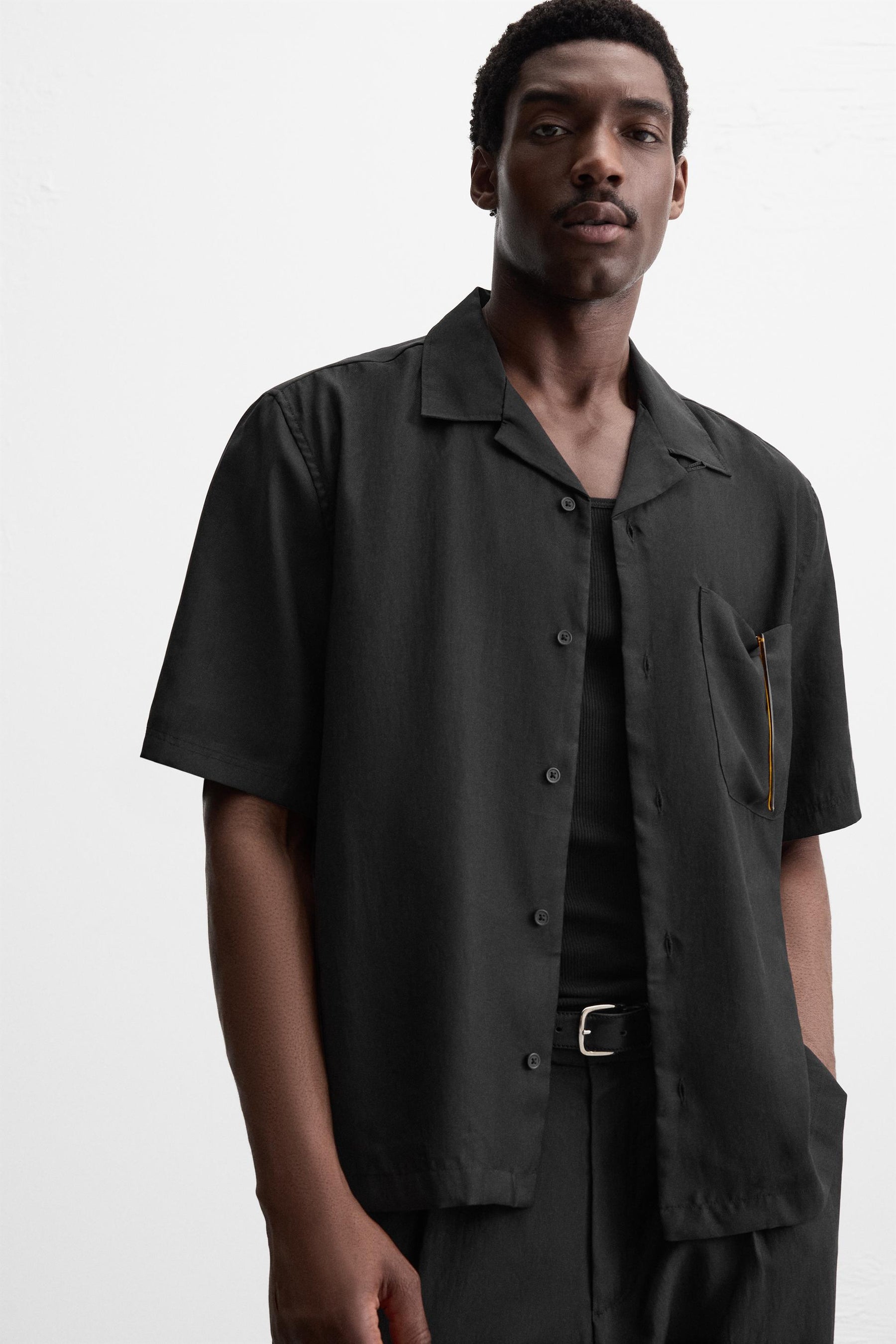 LYOCELL BLEND SHIRT - Image 7