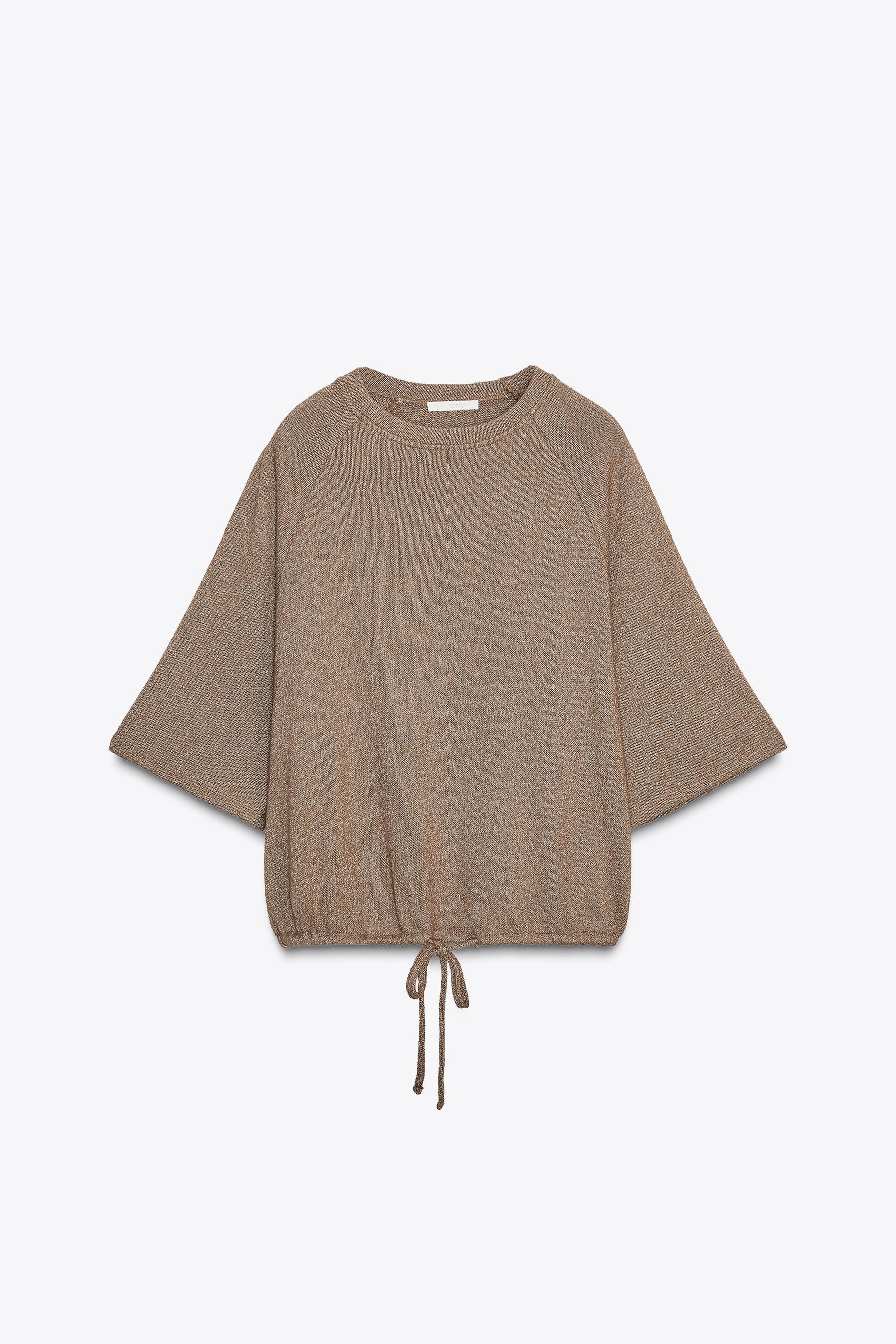 Cut-Out Knit Shirt