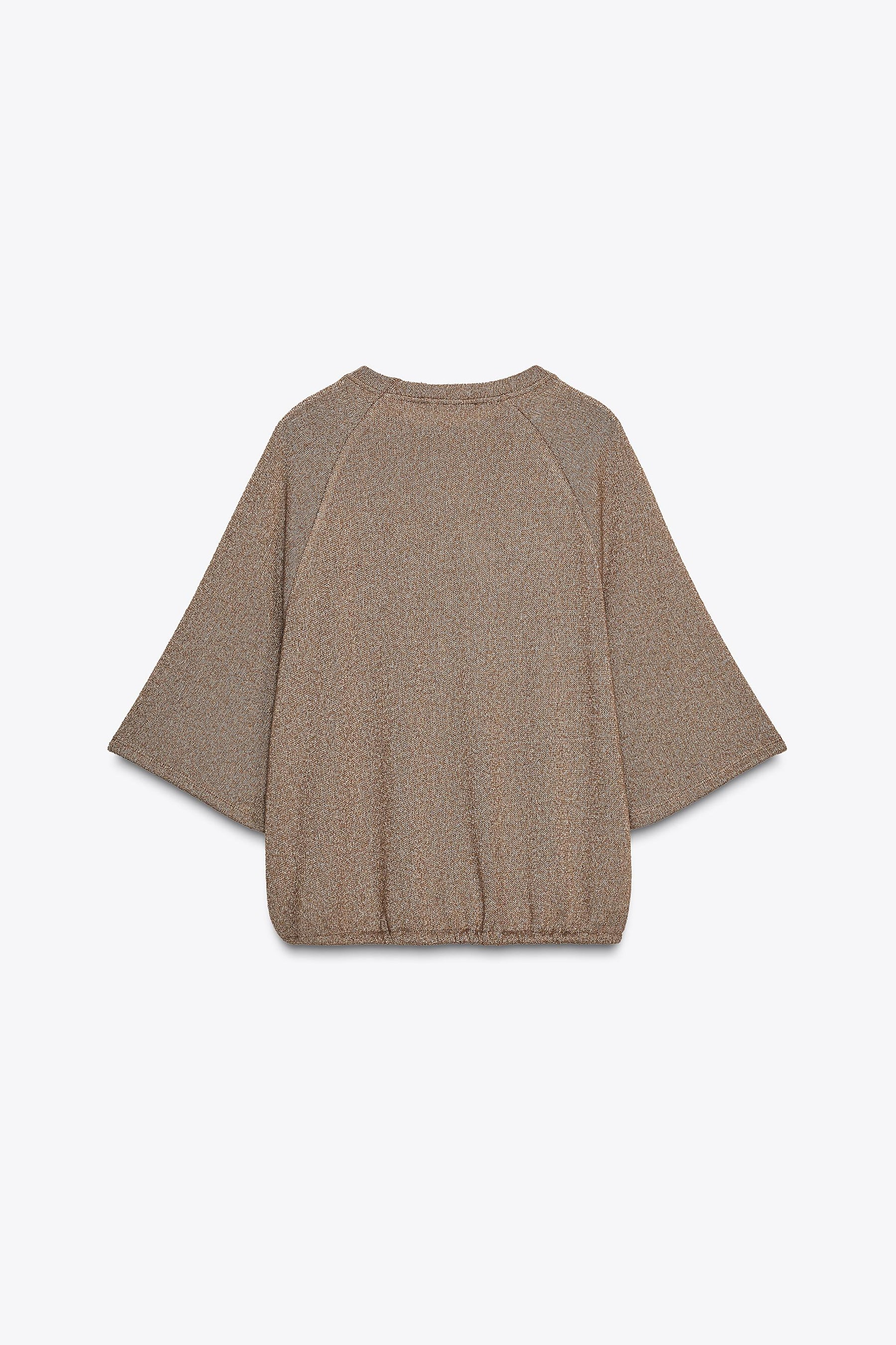 Cut-Out Knit Shirt