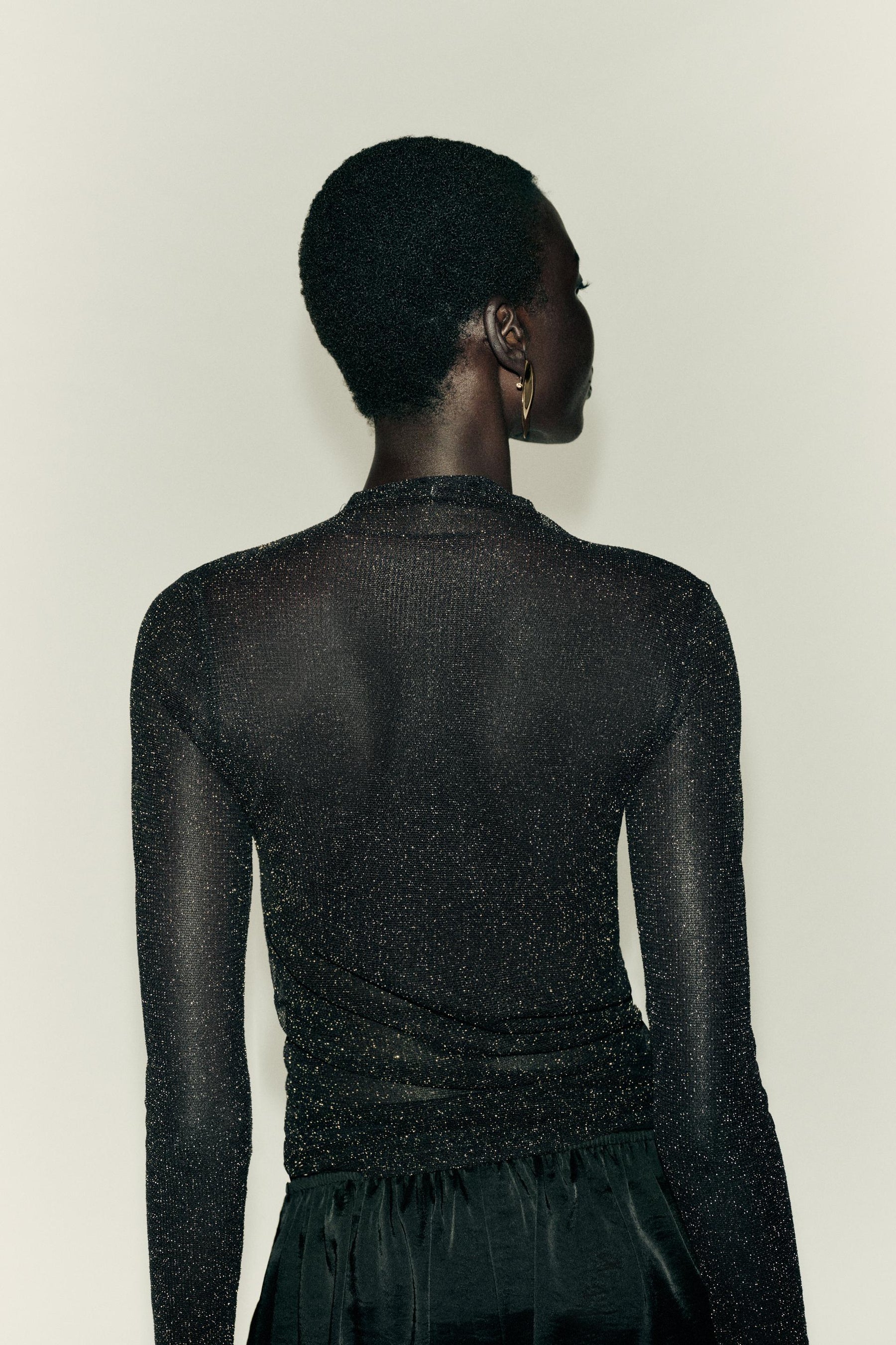 METALLIC THREAD SHIRT