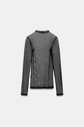 METALLIC THREAD SHIRT