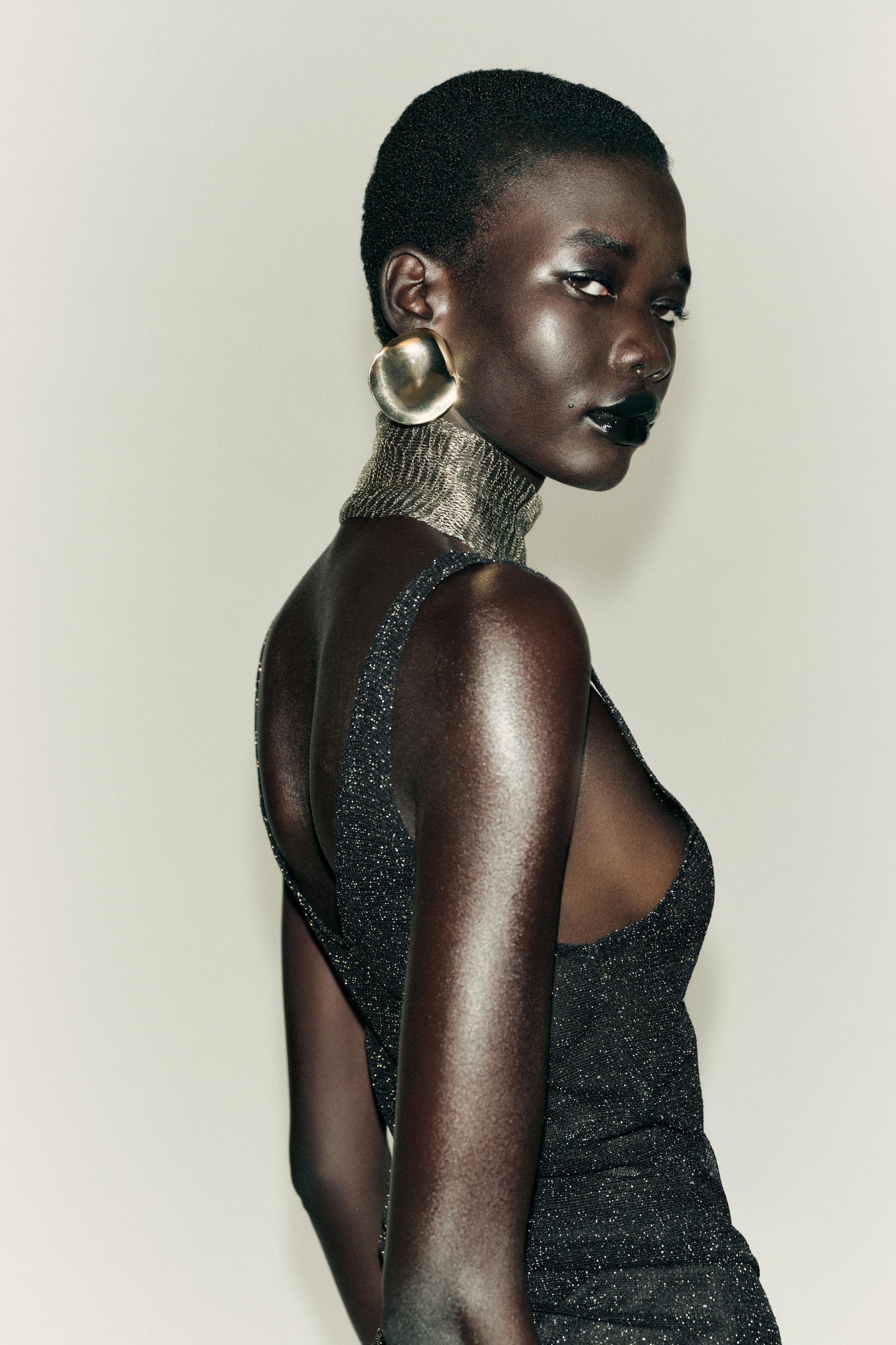 METALLIC THREAD SHIRT