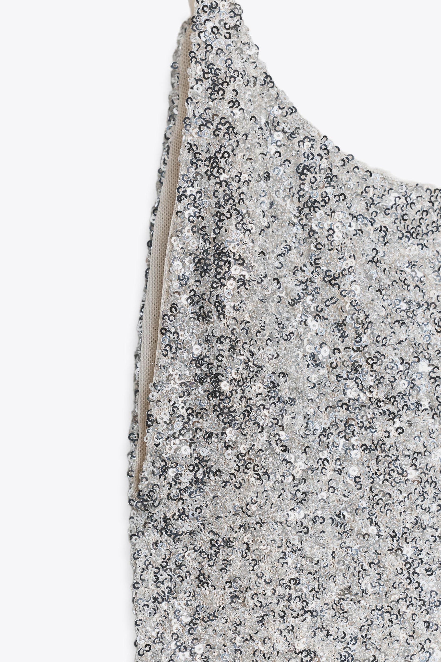 SEQUINNED CAMISOLE DRESS - Image 7