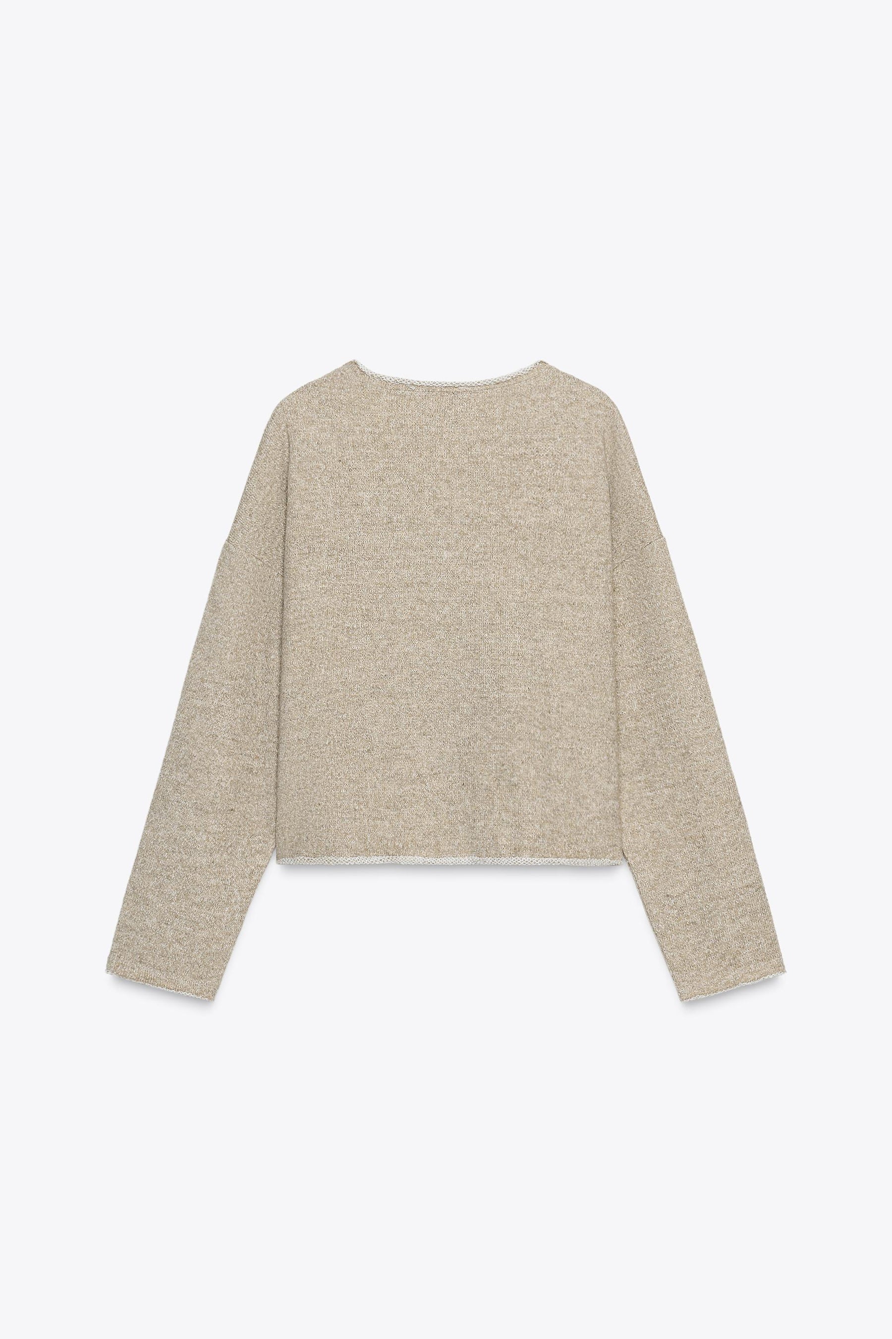 V-NECK RUSTIC SWEATSHIRT