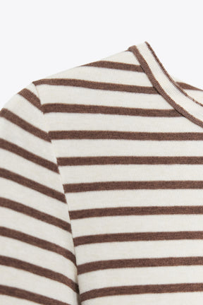 STRIPED LONG-SLEEVE SHIRT