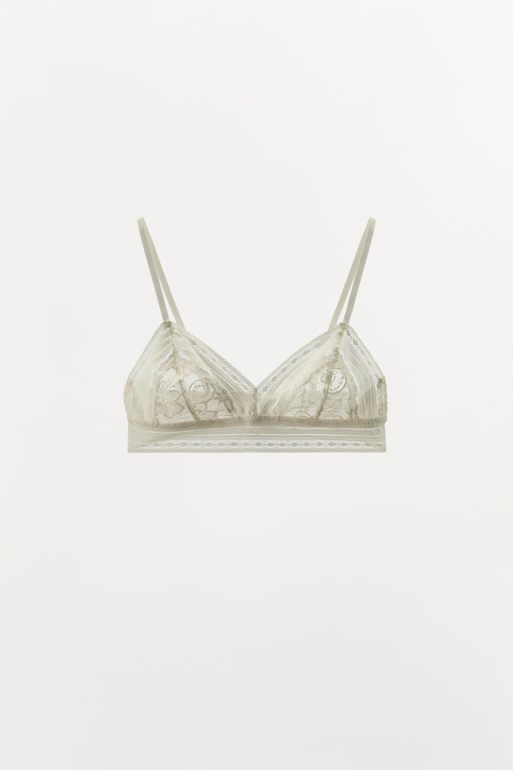 LACE TRIANGLE BRA