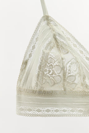 LACE TRIANGLE BRA