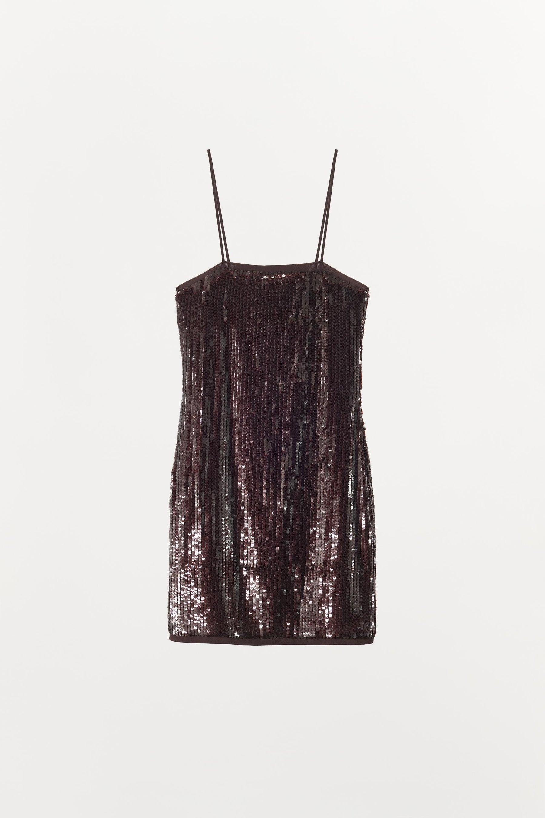 SHORT SEQUIN DRESS - Image 4