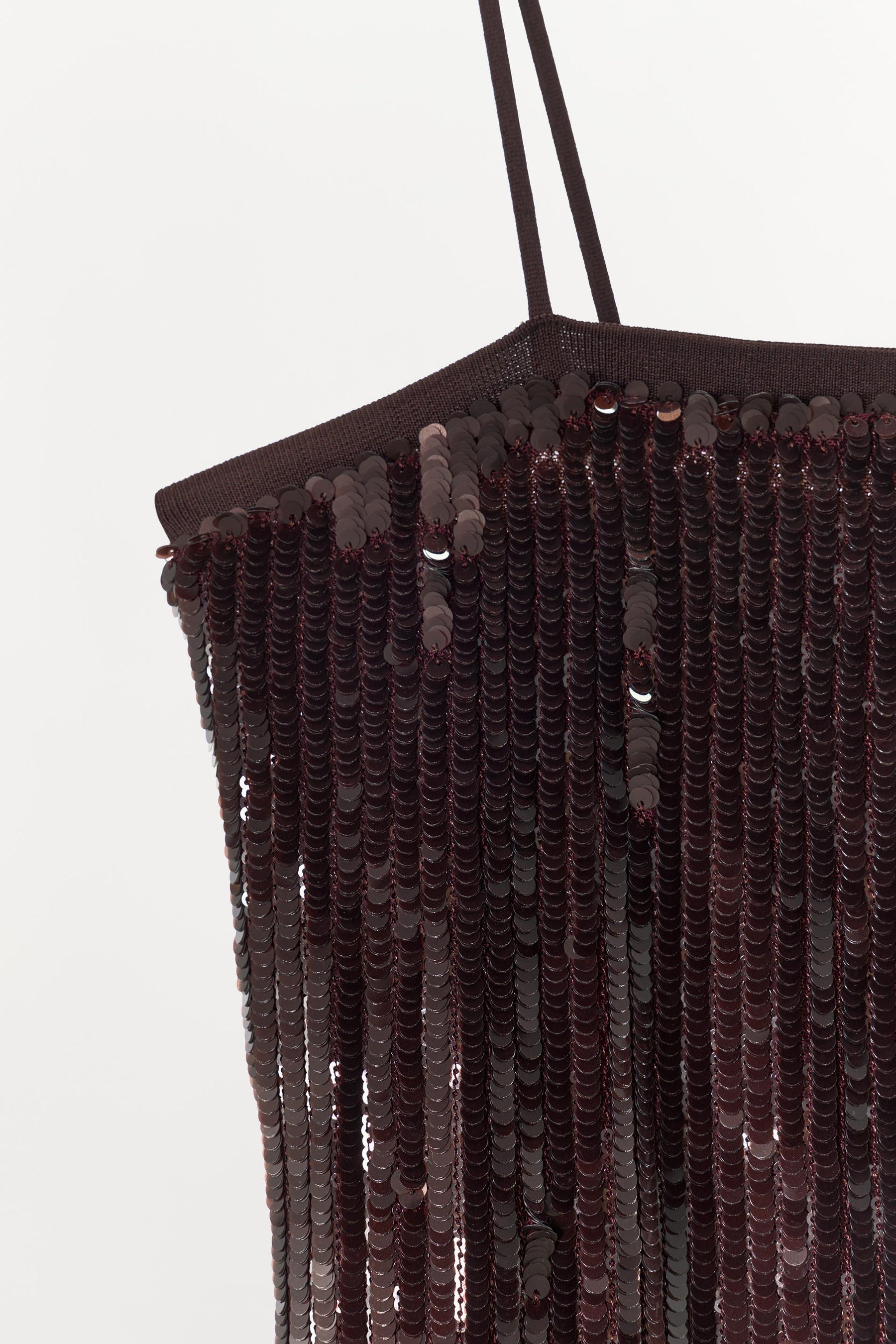 SHORT SEQUIN DRESS - Image 6