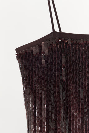 SHORT SEQUIN DRESS - Image 6