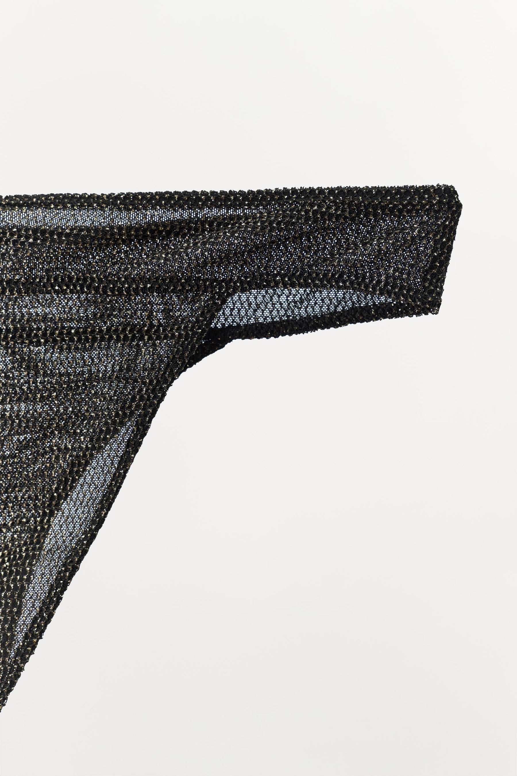 METALLIC NET BRIEFS