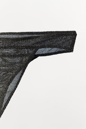 METALLIC NET BRIEFS