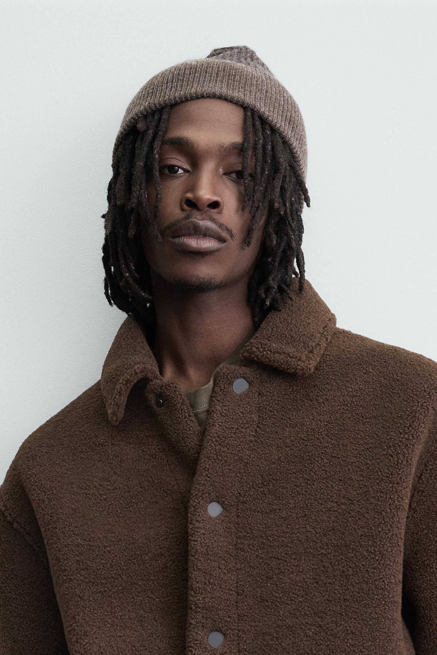 FAUX SHEARLING OVERSHIRT - Image 5