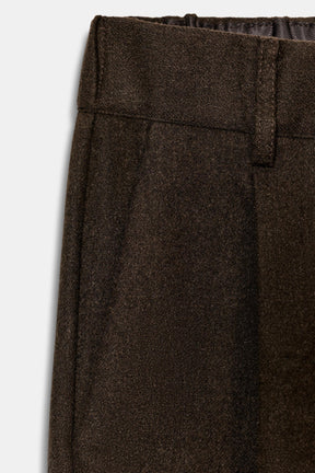 Pleated Trousers with Pockets