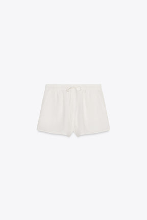 Drawstring Mini Shorts