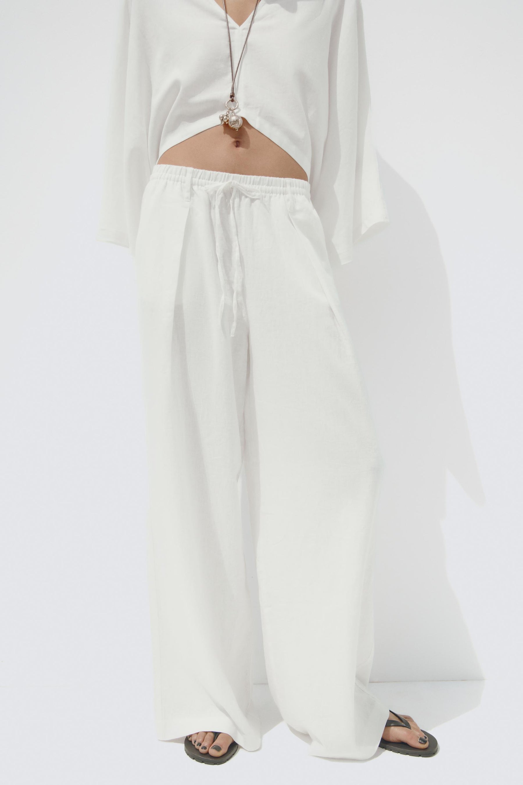 LINEN TROUSERS