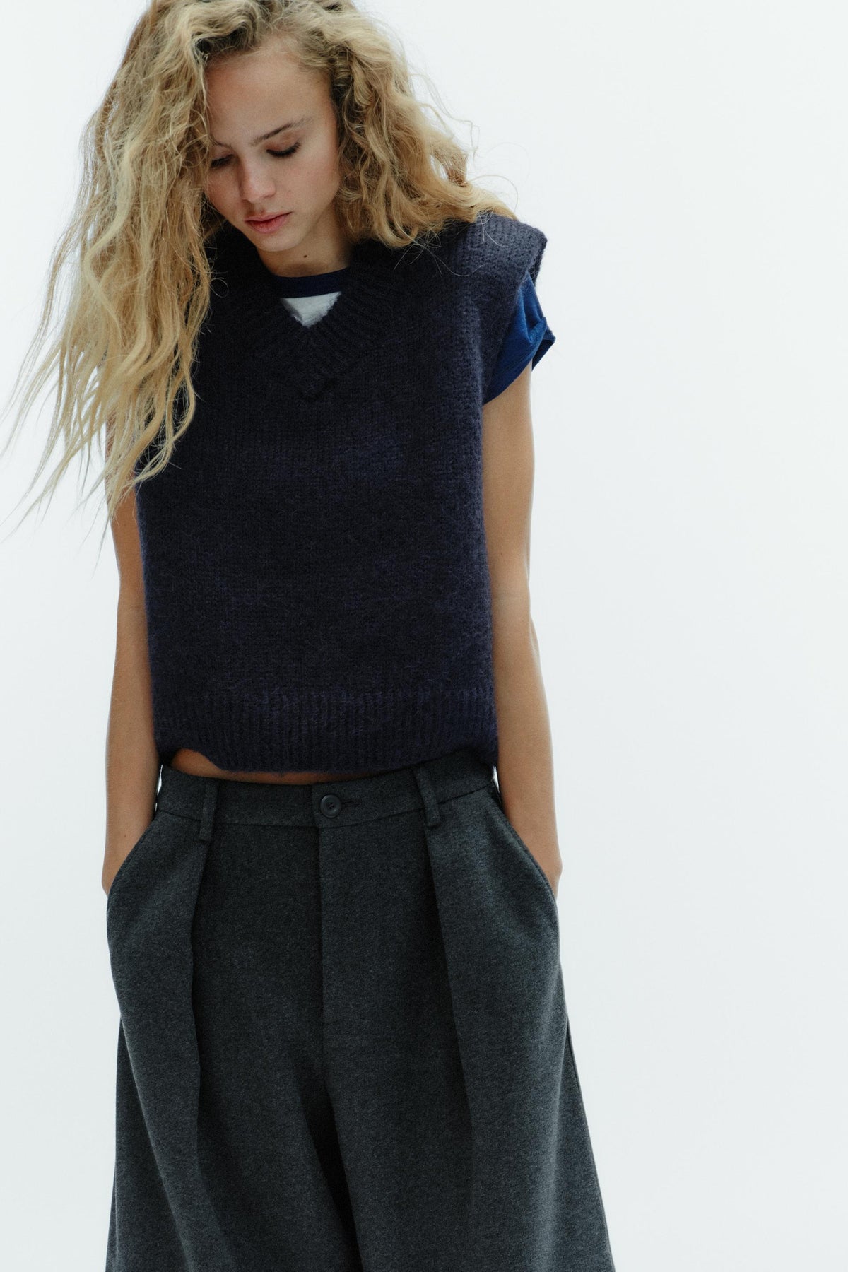 Pleated Balloon Trousers