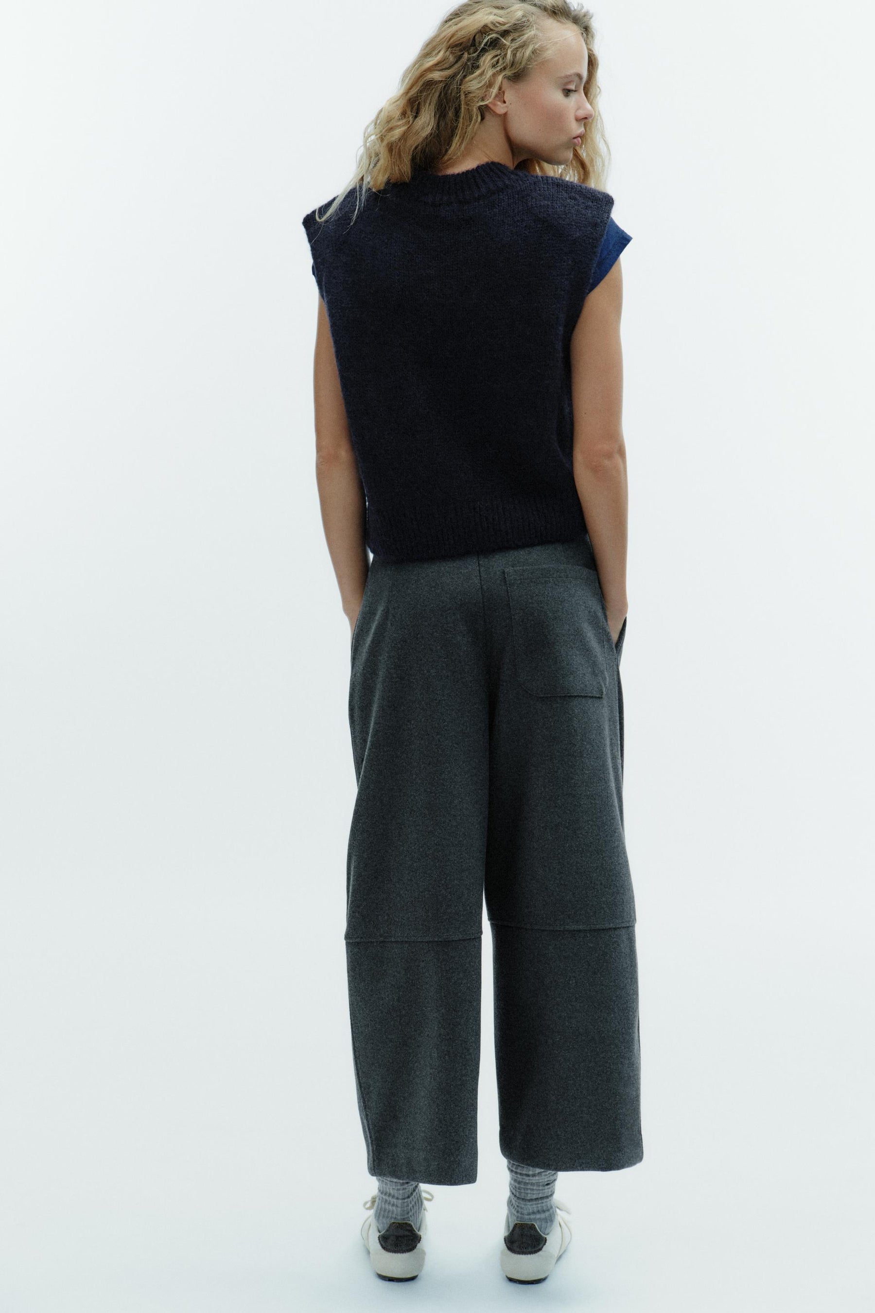 Pleated Balloon Trousers