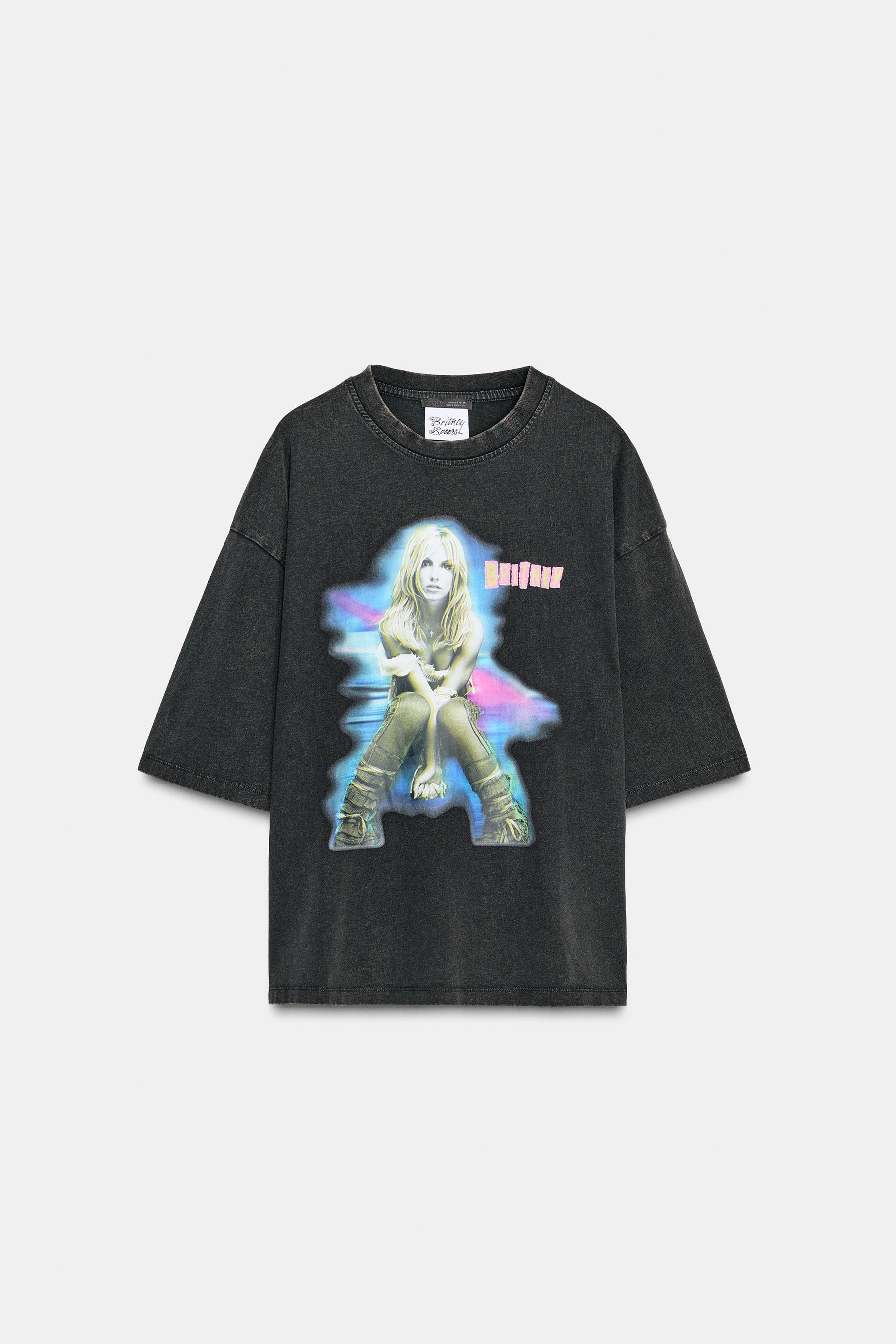 Faded-Effect T-Shirt