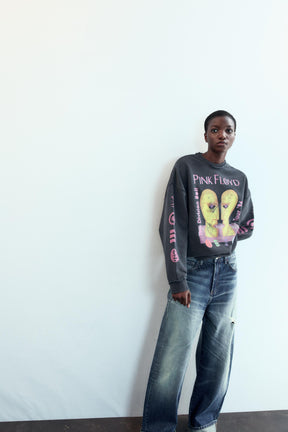 Washed-effect sweatshirt