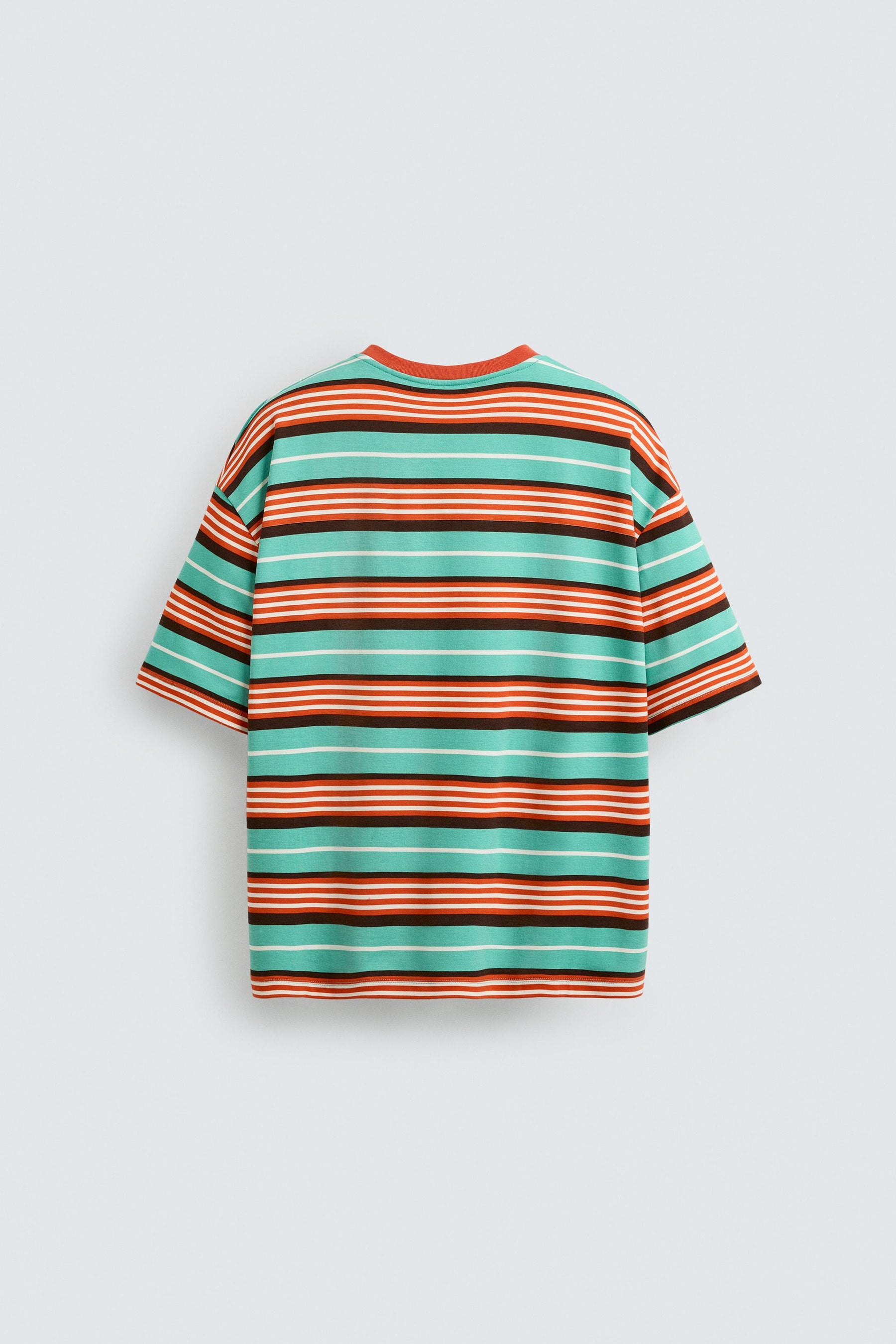 STRIPED EMBROIDERED T-SHIRT - Image 8