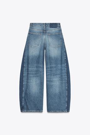 High-Waist Balloon Jeans