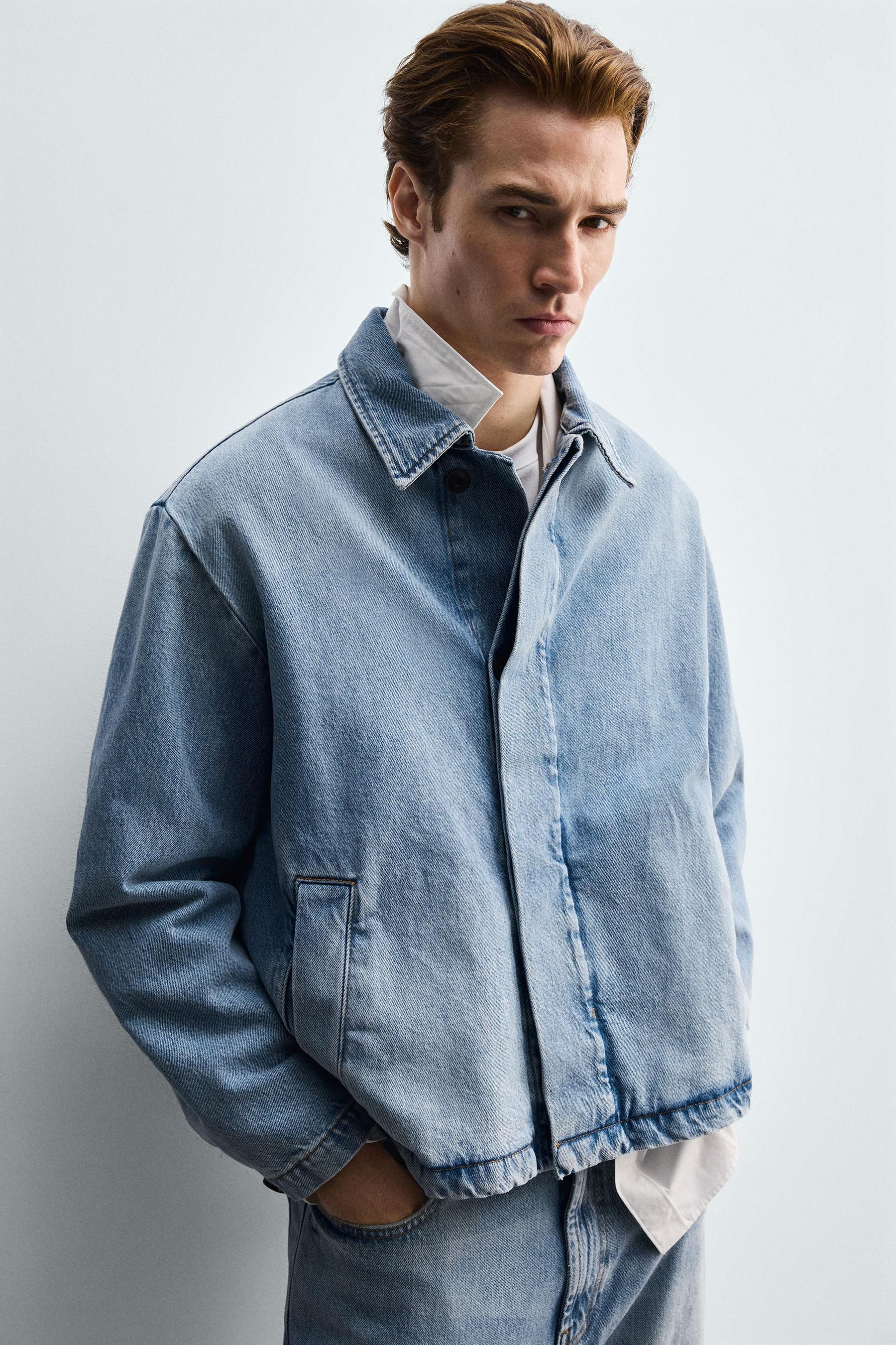 WASHED DENIM JACKET - Image 5