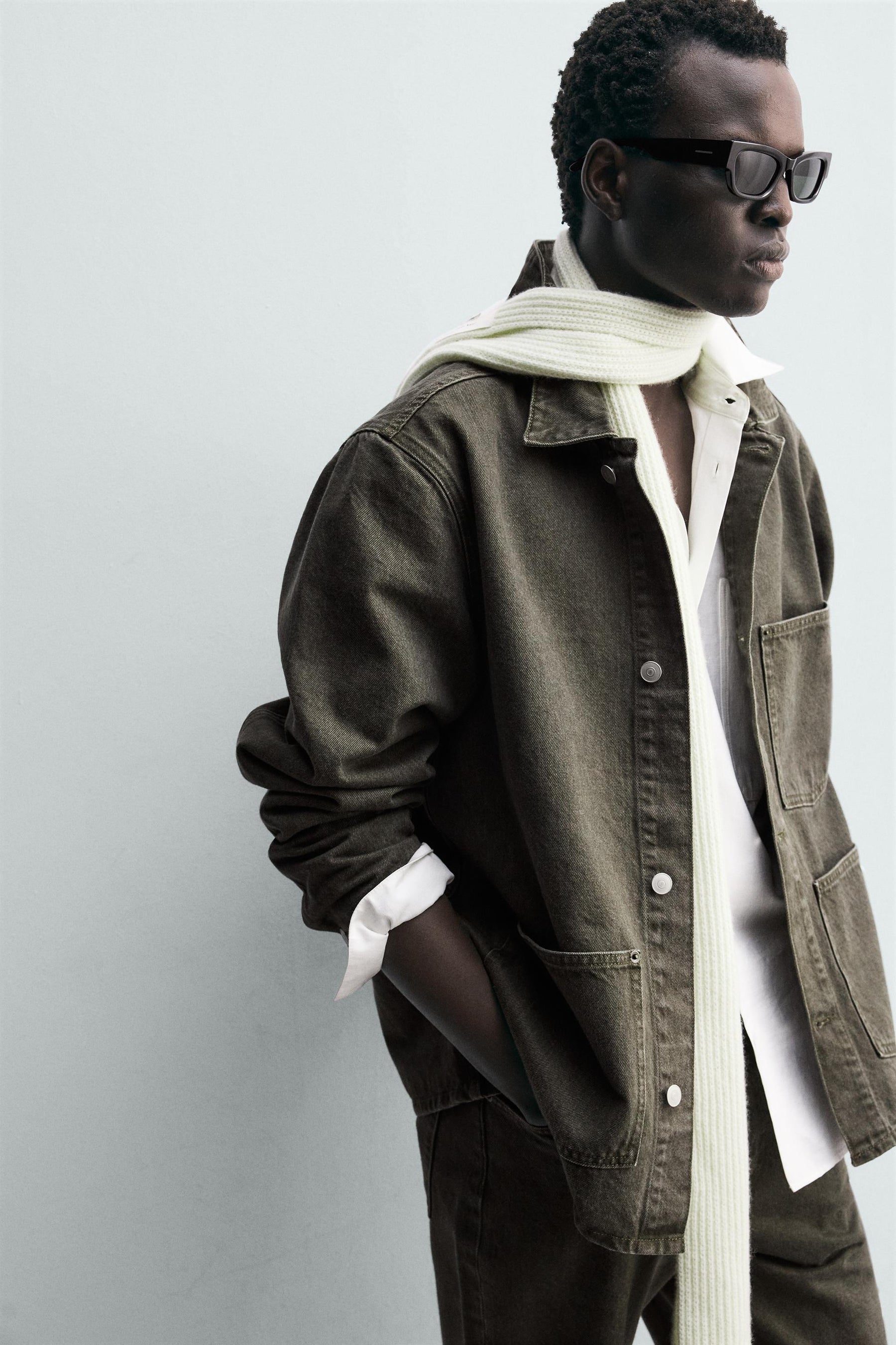 DENIM JACKET WITH POCKETS - Image 5