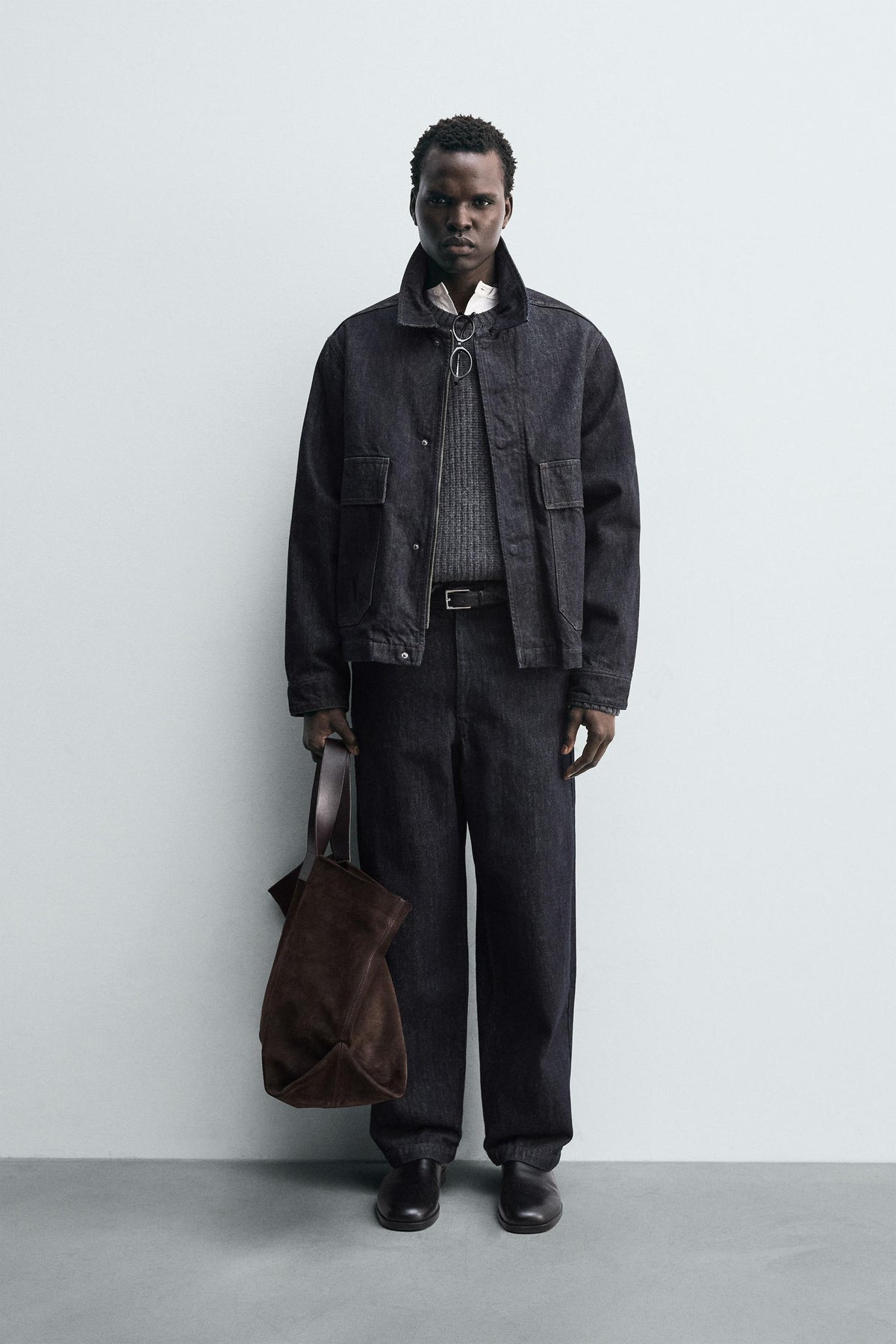 DENIM JACKET WITH POCKETS - Image 1