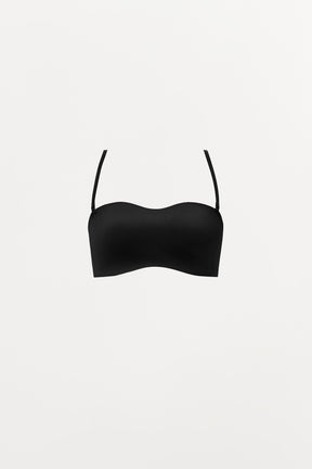 Bandeau bra with straps