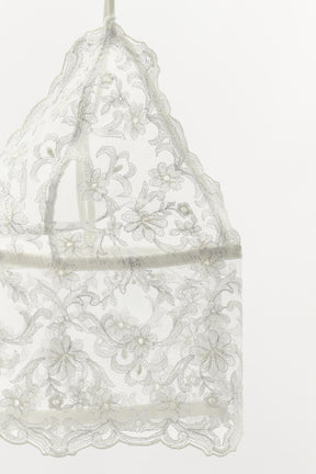 EMBROIDERED LACE BRALETTE