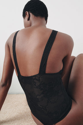 LACE POLYAMIDE BODYSUIT