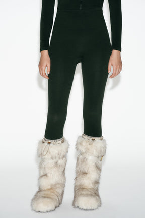 Faux Fur Ski Boots