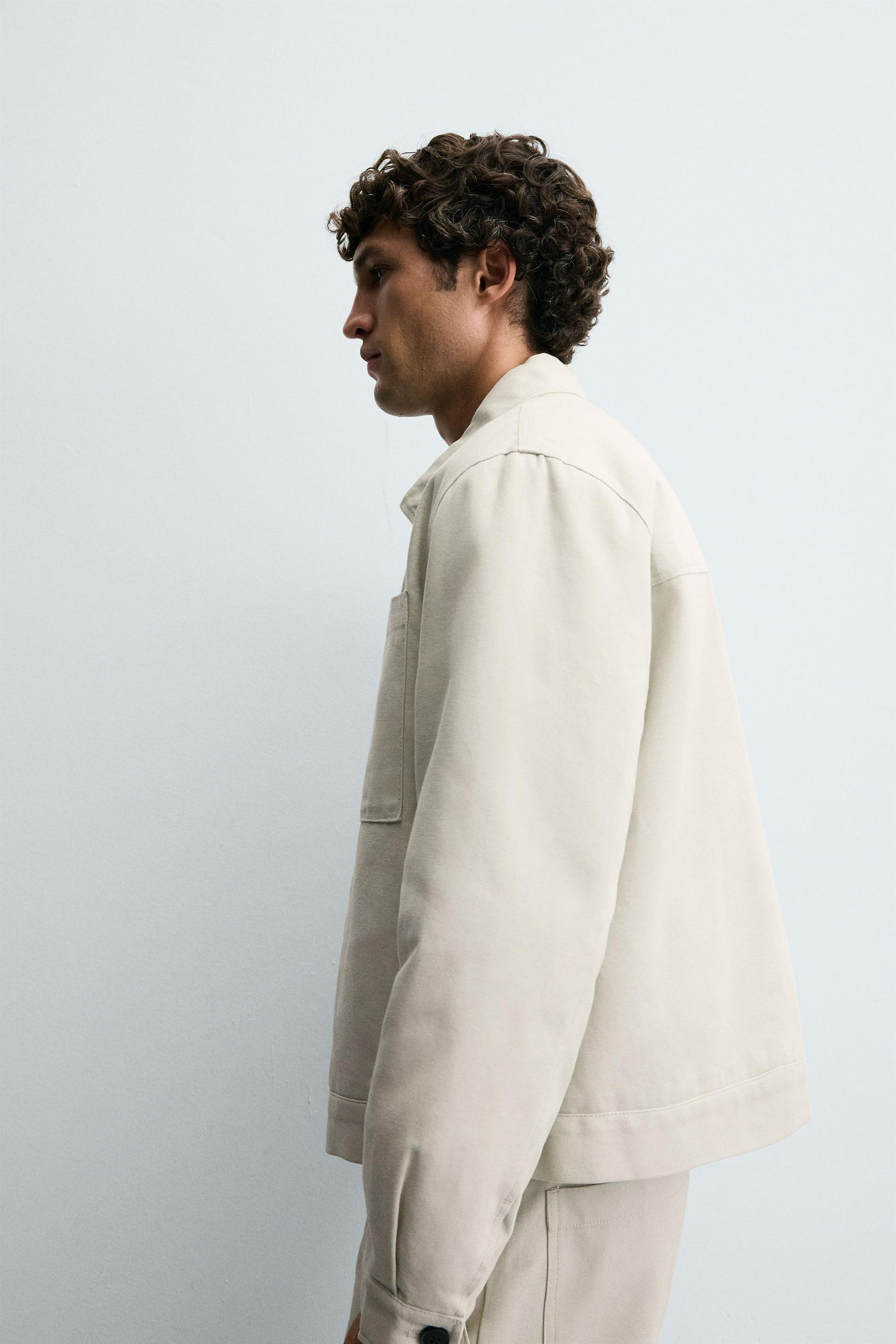 QUILTED OVERSHIRT WITH POCKETS - Image 6