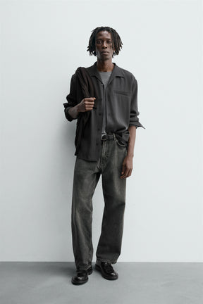 WASHED FLOWING SHIRT - Image 1
