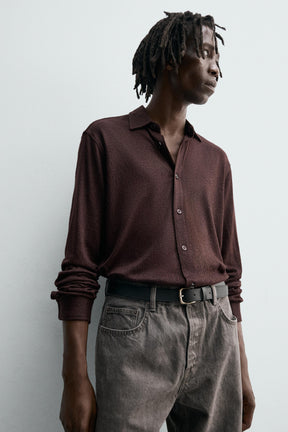 TEXTURED JACQUARD SHIRT - Image 5