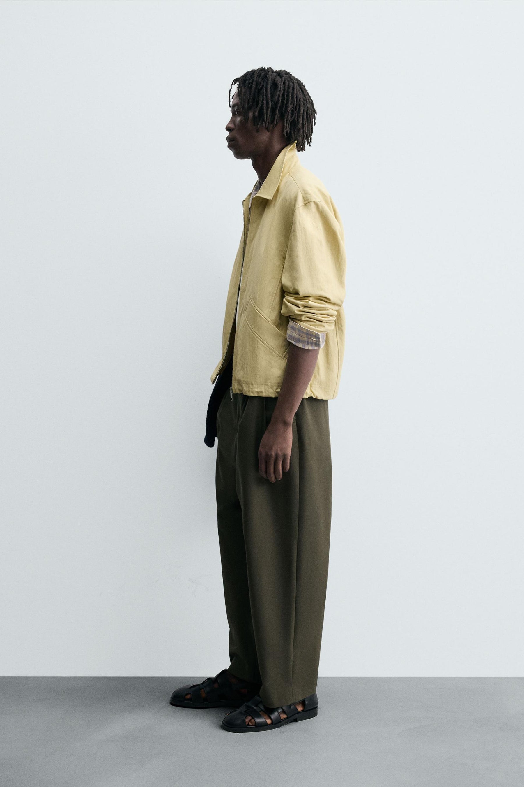 STRUCTURED CROPPED FIT JACKET - Image 4